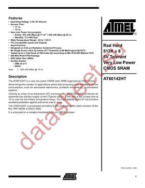 AT60142HT-DS15MSV datasheet  