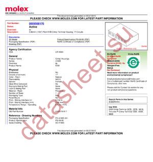 09-50-8170 datasheet  