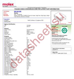 0901481206 datasheet  