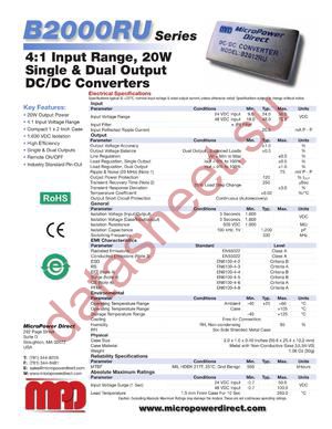 B2013RU datasheet  