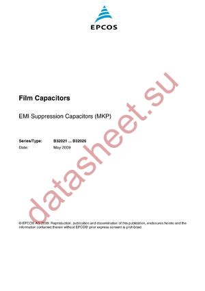 B32023A3104MM189 datasheet  