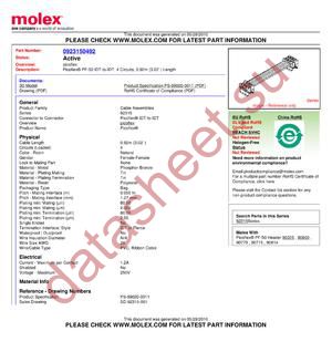 0923150492 datasheet  