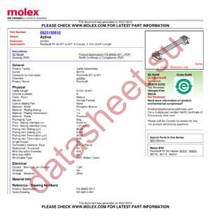 0923150810 datasheet  