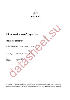 B32335B4086J050 datasheet  