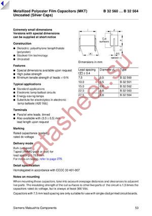 B32562 datasheet  