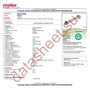 0923181206 datasheet  