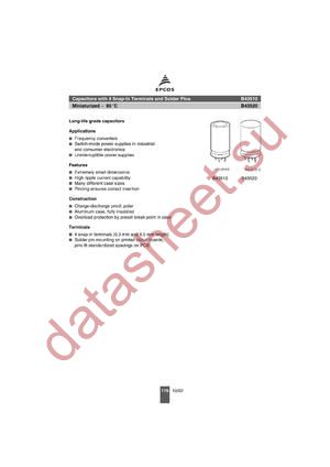 B43510A3827M007 datasheet  