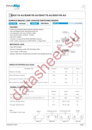 BAS116-AU_A2_10001 datasheet  