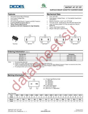 BAT54T_10 datasheet  