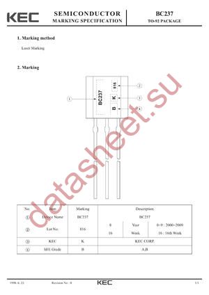 BC237_98 datasheet  