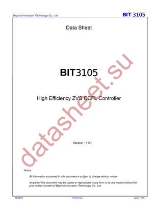 BIT3105-SSO datasheet  