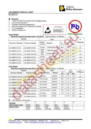 BL-Q28N-41UE datasheet  