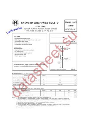 BZX79C3V3PT datasheet  