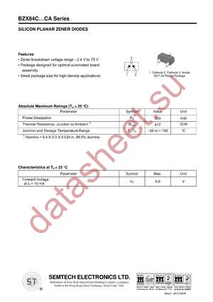 BZX84C4V3CA datasheet  