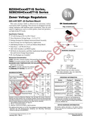 BZX84C4V3ET1G datasheet  