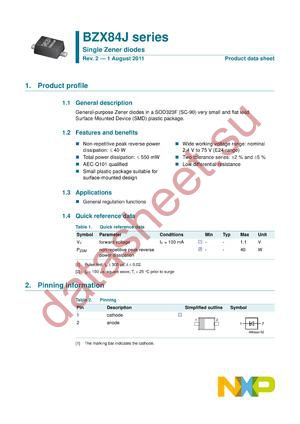 BZX84J-B5V6.115 datasheet  