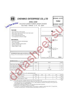 BZX85C5V1PT datasheet  