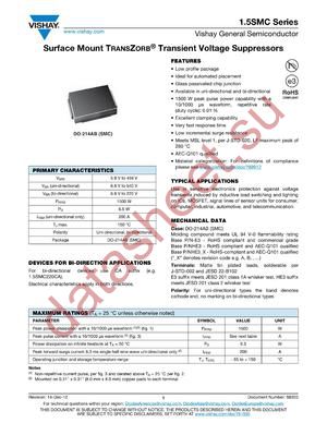 1.5SMC100A-E3-9AT datasheet  