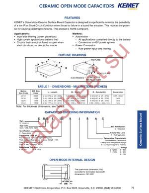 C0805F102K3RAC datasheet  