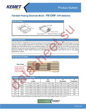 C0805S103K2RAC datasheet  