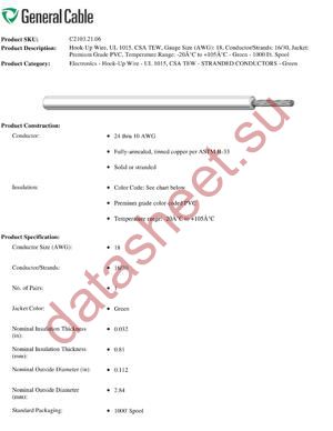 C2103.21.06 datasheet  