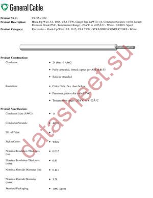 C21052102 datasheet  