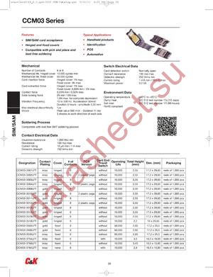 CCM03-3001LFT datasheet  