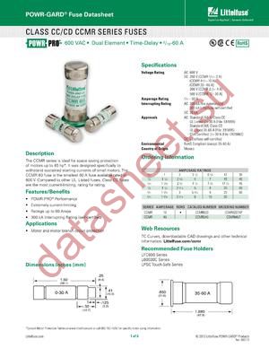 CCMR07.5TXP datasheet  