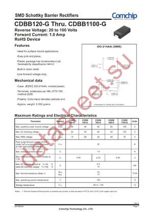 CDBB120-G_12 datasheet  