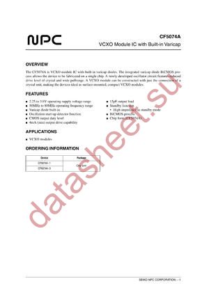 CF5074A-1 datasheet  