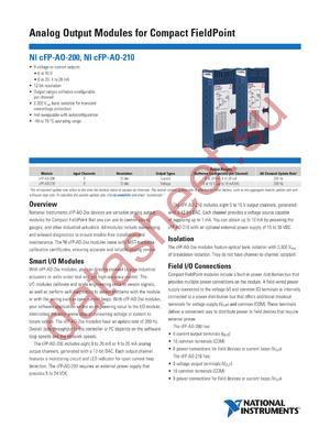 CFP-AO-210 datasheet  