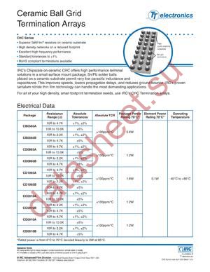 CHC-CD1065ALF-01-75R0G datasheet  