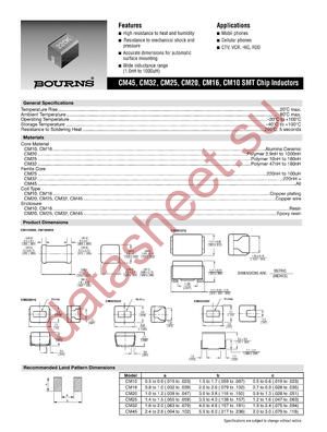 CM453232-330K datasheet  