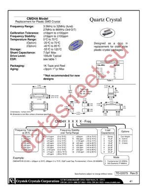 CMD42C51A-20.000 datasheet  