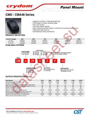 CMD4825_11 datasheet  