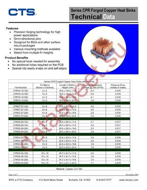 CPR38-38-15U/S datasheet  