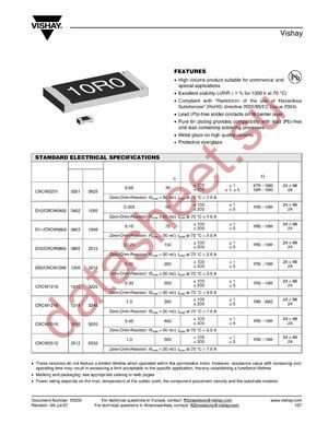 CRCW0402562RJSEB datasheet  