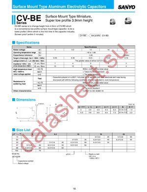 10CV22BE datasheet  
