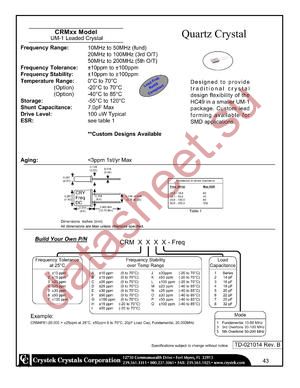 CRM2A31-20.000 datasheet  