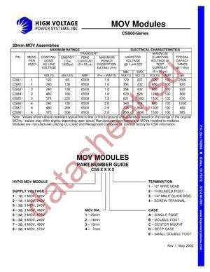 CS831D2 datasheet  