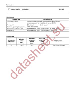 CSH-EC35-1S-11PD-A datasheet  