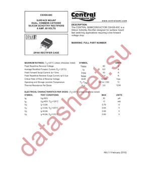 CSHD6-60C_10 datasheet  