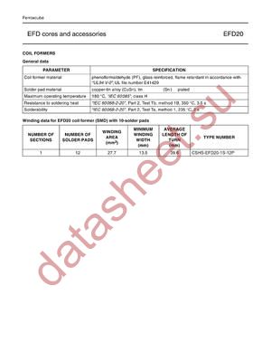 CSHS-EFD20-1S-12P datasheet  