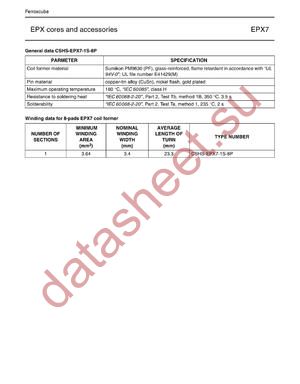 CSHS-EPX7-1S-8P datasheet  