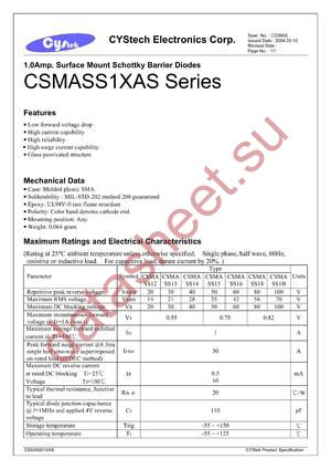 CSMASS14 datasheet  