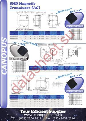 CSMT0802D2670LS datasheet  