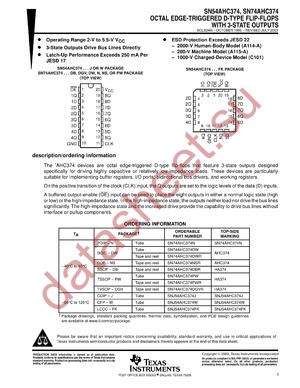 CSN74AHC374N datasheet  