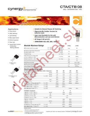 CTA08-600BWPT datasheet  