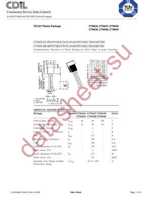 CTN635 datasheet  