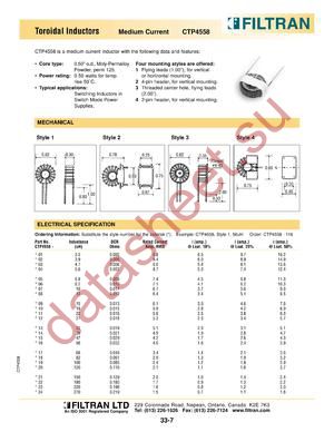 CTP4558-04 datasheet  